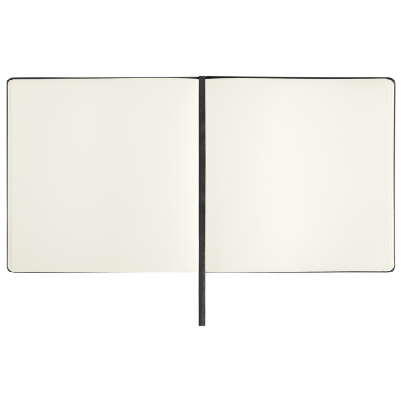 Скетчбук, слоновая кость 140 г/м2 200х200 мм, 80 л., КОЖЗАМ, резинка, BRAUBERG ART CLASSIC, черный, 113196 - Альбомы, скетчбуки и бумага для графики и эскизов