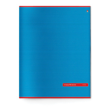 Тетрадь А4 48 л. АЛЬТ скоба, клетка, глянцевый лак, "Классика" (3 вида), 7-48-019 - Тетради формата А4