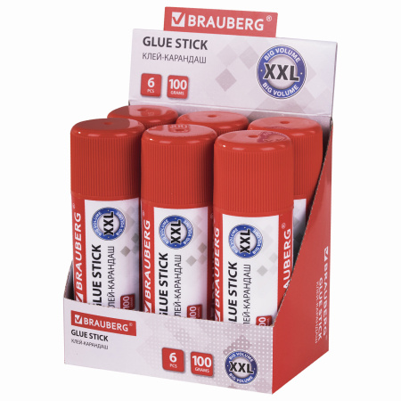 Клей-карандаш BRAUBERG, 100 г, 270439 - Клей-карандаш