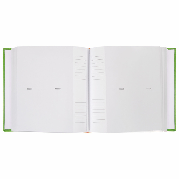 Фотоальбом BRAUBERG "Лайм" на 200 фото 10х15 см, ткань, зеленый, 391189 - Фотоальбомы