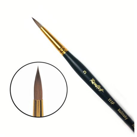 Кисть Roubloff колонок круглая укороченная №3 серия 111F