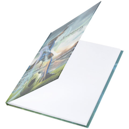 Дневник 5-11 класс 48 л., твердый, BRAUBERG, глянцевая ламинация, с подсказом, "Футбол", 106633 - Дневники для старших классов