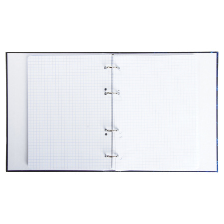 Тетрадь на кольцах А5 (165х215 мм), 120 листов, твердый картон, клетка, BRAUBERG, Микс, 403277 - Тетради на кольцах и сменные блоки к ним