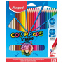 Карандаши цветные MAPED "COLOR PEP'S Strong", набор 24 цвета, грифель 3,2 мм, пластиковый корпус, 862724 - Карандаши цветные
