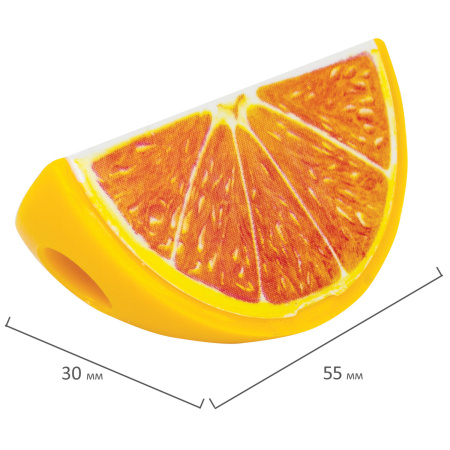 Точилка ПИФАГОР "Фрукты", с контейнером, пластиковая, ассорти, 228702 - Точилки ручные