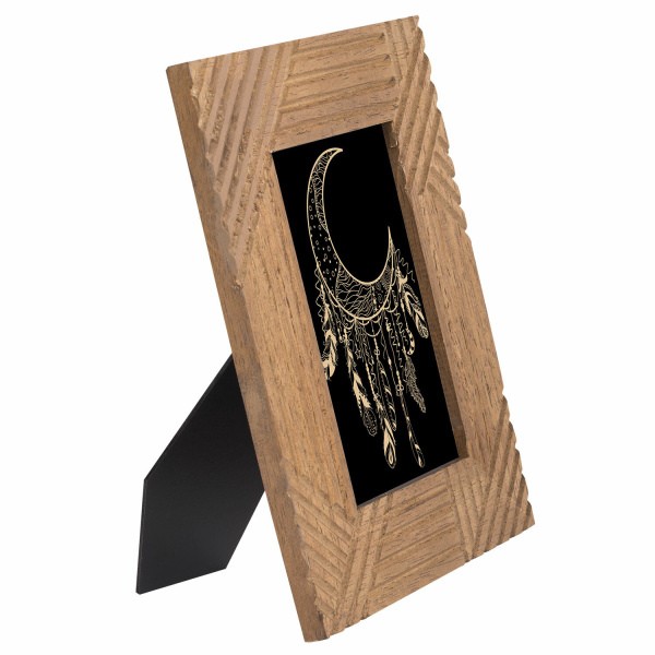 Рамка из мангового дерева BRAUBERG LOFT MANUSCRIPT, фото 10х15 см, акриловый экран, 17х22 см, 391284 - Рамки для дипломов, сертификатов, грамот, фотографий