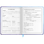 Дневник 1-4 класс 48 л., кожзам (твердая), застежка, ЮНЛАНДИЯ, "ФУТБОЛ", 105958 - Дневники для младших классов