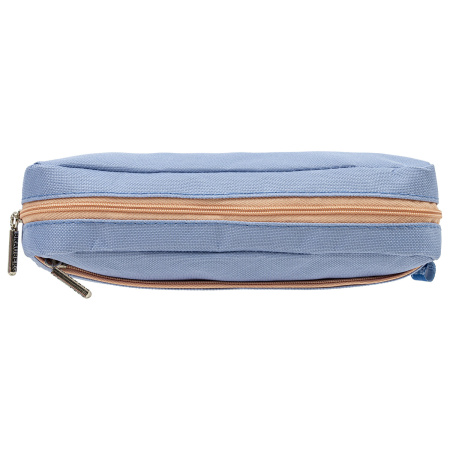 Пенал мягкий BRAUBERG, 2 отделения, ассорти 5 цветов, "Pastel", 21х9,5х5 см, дисплей, 271579 - Пеналы мягкие