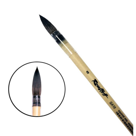 Кисть Roubloff белка микс круглая №8 серия QA10