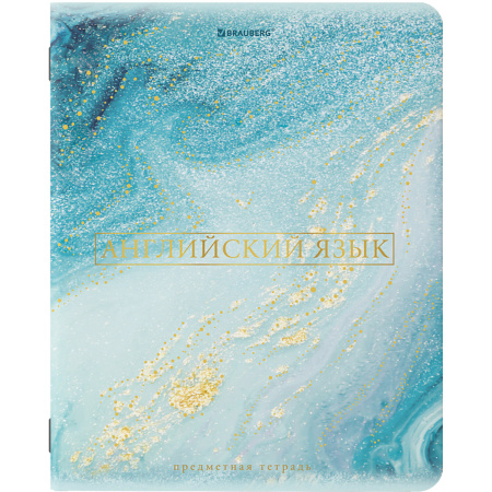 Тетради предметные со справочным материалом, КОМПЛЕКТ 10 ПРЕДМЕТОВ, "PASTEL", 48 л., SoftTouch, фольга, BRAUBERG, 404031 - Тетради предметные