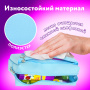 Пенал-косметичка ЮНЛАНДИЯ, 2 отделения, мягкий, "Зайка", голубой, 20х7х9 см, 228987 - Пеналы мягкие