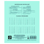 Тетрадь ЗЕЛЁНАЯ обложка 18 л., клетка с полями, офсет, "ПЗБМ", 19896 - Тетради 12-24 листов