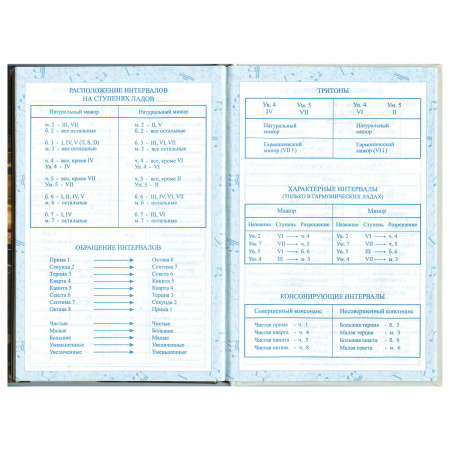Дневник для музыкальной школы 140х210 мм, 48 л., твердый, BRAUBERG, справочный материал, "Концерт", 103279 - Дневники для музыкальной школы
