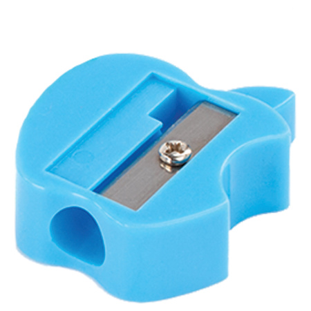 Точилка ПИФАГОР "Яблоко", пластиковая, корпус ассорти, 228433 - Точилки ручные