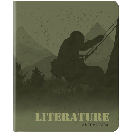 Тетради предметные, КОМПЛЕКТ 10 ПРЕДМЕТОВ, MILITARY, 48 листов, SoftTouch, 70г/м, BRAUBERG, 404032 - Тетради предметные