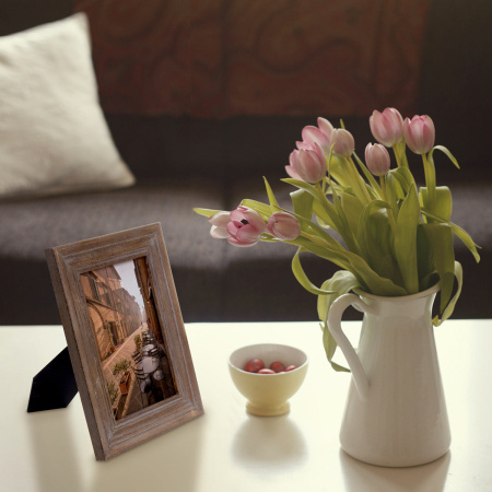 Рамка из мангового дерева BRAUBERG LOFT EL CLASICO, фото 13х18 см, акриловый экран, 19х24 см, 391286 - Рамки для дипломов, сертификатов, грамот, фотографий