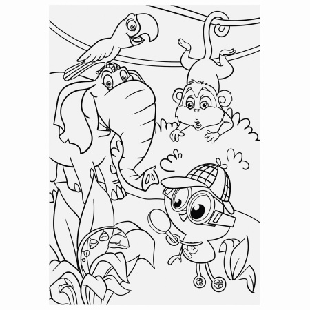 Карандаши цветные ЮНЛАНДИЯ "ЮНЛАНДИК-ДЕТЕКТИВ", 6 цветов, трехгранные, с раскраской, 181679 - Карандаши цветные