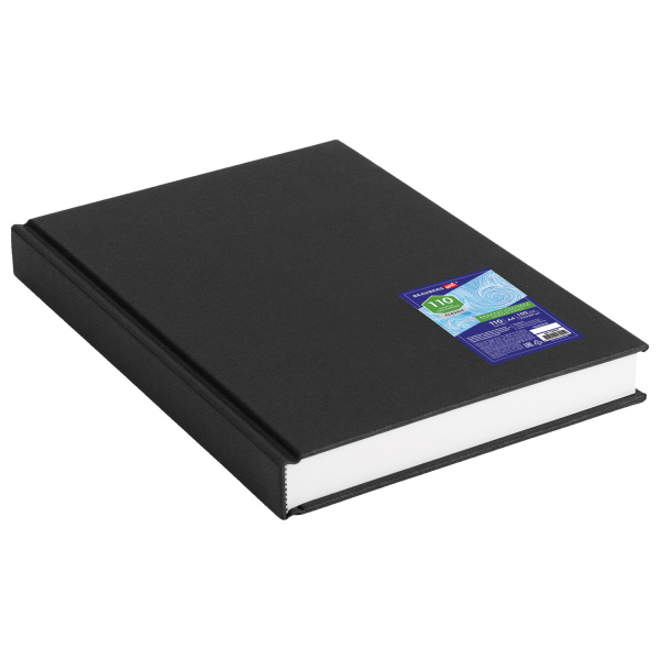 Скетчбук, слоновая кость 100 г/м2, 210х297 мм, 110 л., книжный твердый переплет, BRAUBERG ART CLASSIC, 128957 - Альбомы, скетчбуки и бумага для графики и эскизов