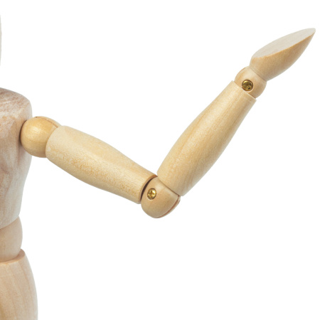 Манекен человека художественный BRAUBERG ART CLASSIC, женский, дерево, высота 51 см., 191292 - Манекены