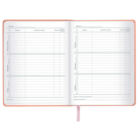 Дневник 1-11 класс 48 л., кожзам (твердая с поролоном), тиснение, аппликация, BRAUBERG, "Smart Cat", 106206 - Дневники универсальные