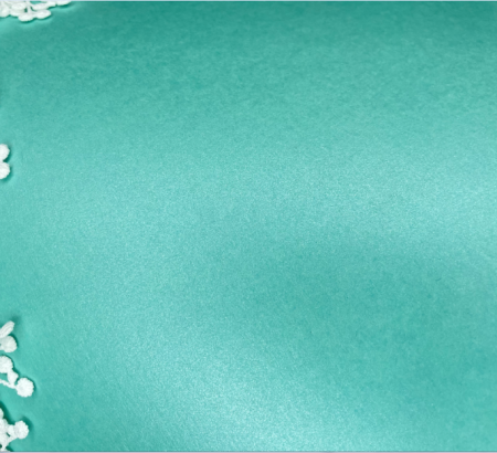 Дизайнерская бумага с покрытием "перламутр" и "металлик", цвет "Лагуна", плотность 285 гр., размер 35*50 см - Дизайнерская бумага