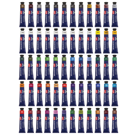 Краски акриловые художественные, НАБОР 60 штук, 49 цветов, в тубах по 22 мл, BRAUBERG ART CLASSIC, 192246 - Акриловые краски художественные в наборах