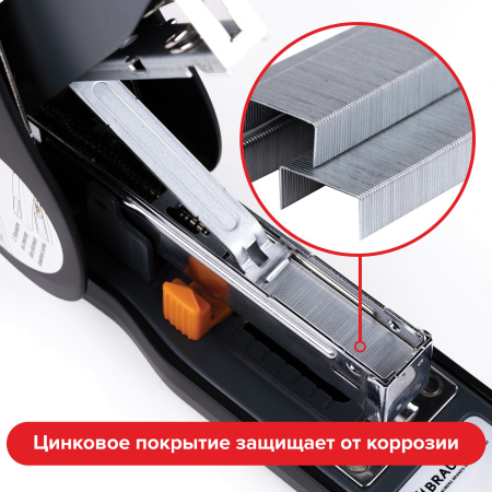 Скобы BRAUBERG № 26/6 (для степлеров 24/6), 1000 штук, экономичные, до 30 листов, 225973 - Скобы для степлеров