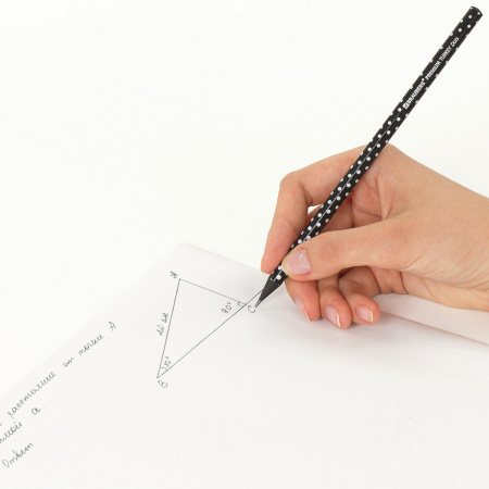 Карандаш чернографитный BRAUBERG "PREMIUM TURKEY", 1 шт., "Dots", НВ, 181563 - Карандаши чернографитные