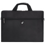 Сумка-портфель BRAUBERG с отделением для ноутбука 15,6", "Tempo", карман, черная, 40х30х4 см, 240453 - Сумки деловые с отделением для ноутбука и планшета