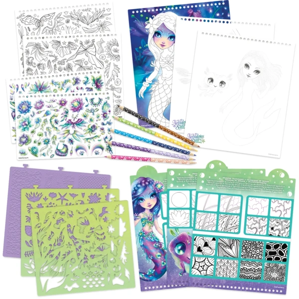 Серия Nenuphia: Раскраска для девочек - Наборы для рисования