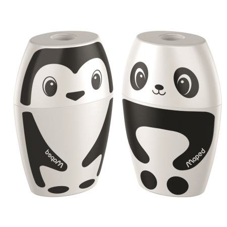 Точилка MAPED "Shakky", с контейнером, пластиковая, корпус ассорти, 034014 - Точилки ручные