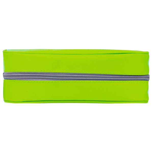 Пенал-косметичка BRAUBERG, мягкий, "KING SIZE NEON GREEN", 20х8х9 см, 229020 - Пеналы мягкие