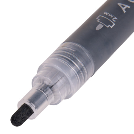 Маркеры акриловые для рисования и хобби BRAUBERG ART CLASSIC, НАБОР 2 цв., ЧЁРНЫЙ/БЕЛЫЙ, 2 мм, 152148 - Маркеры для хобби