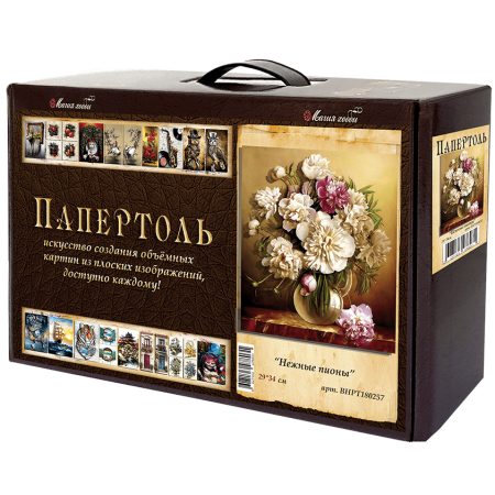 Набор папертоль “Нежные пионы” - Папертоль