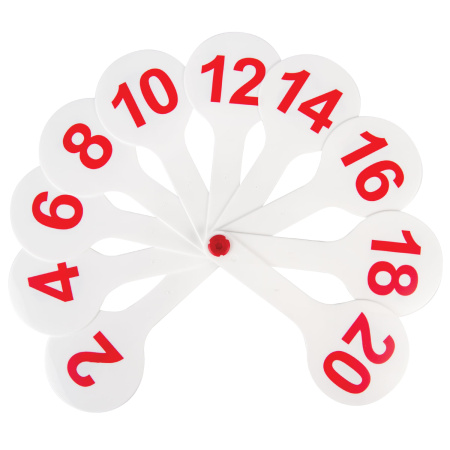 Веер-касса (цифры от 1 до 20) ПИФАГОР, 227392 - Веера-кассы