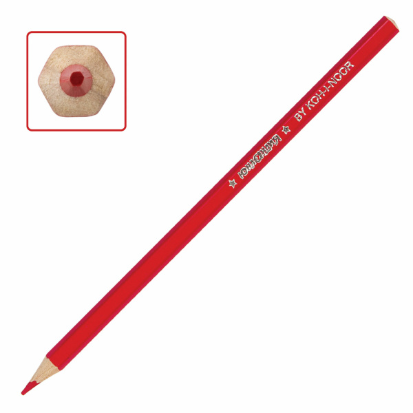 Карандаши цветные ЮНЛАНДИЯ "Домики" (KOH-I-NOOR EXCLUSIVE), 18 цветов, Чехия, 181554, 3553018045KS - Карандаши цветные