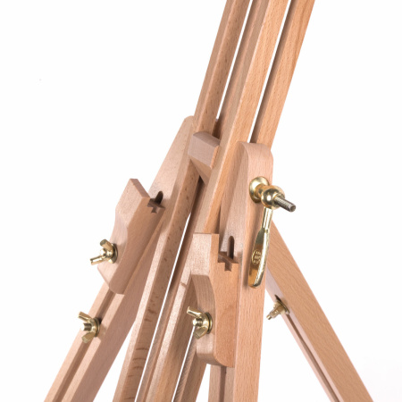 Мольберт полевой - тренога из сосны, высота 86-181 см, высота холста 104 см, BRAUBERG ART, 192263 - Мольберты