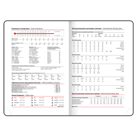 Ежедневник недатированный А5 138х213 мм BRAUBERG "Holiday" под кожу, 136 л., серебристый, 111867 - Ежедневники с покрытием "под кожу и ткань"