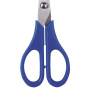 Ножницы BRAUBERG для левши "Left hand", 170 мм, синие, 2-х сторонняя заточка, 236785 - Ножницы универсальные