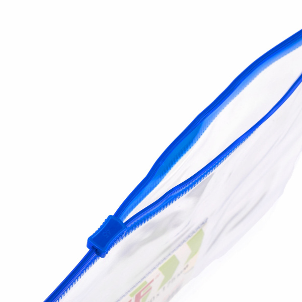 Папка-конверт на молнии А4 (335х238 мм), карман для визиток, прозрачная, 0,12 мм, STAFF, 229547 - Папки-конверты на молнии