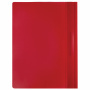 Скоросшиватель пластиковый BRAUBERG, А4, 130/180 мкм, красный, 220384 - Папки-скоросшиватели мягкие