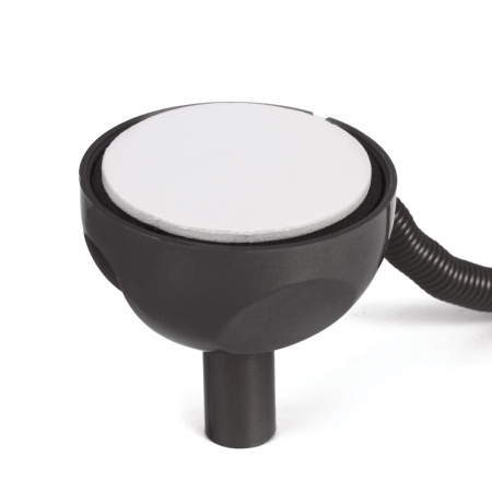 Ручка шариковая настольная BRAUBERG "Стенд-Пен", СИНЯЯ, пружинка, корпус черный, линия письма 0,5 мм, 141351 - Ручки шариковые на подставке