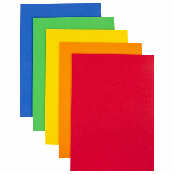 Пористая резина/фоамиран А4, 2 мм ЮНЛАНДИЯ 5 листов, 5 цветов, яркие цвета, 662053 - Цветная пористая резина и пластик Пористая резина/фоамиран А4, 2 мм ЮНЛАНДИЯ 5 листов, 5 цветов, яркие цвета, 662053 - Цветная пористая резина и пластик