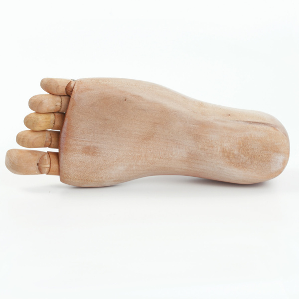 Манекен художественный BRAUBERG ART CLASSIC "СТОПА", длина 25 см., мужская левая, дерево, 191300 - Манекены