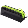 Пенал BRAUBERG с объемной "тракторной" молнией, 1 отделение, ПВХ, 22х8х6,5 см, "Neon green", 271564 - Пеналы мягкие
