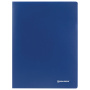 Папка 30 вкладышей BRAUBERG "Office", синяя, 0,5 мм, 222631 - Папки с вкладышами (файлами)