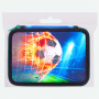Пенал BRAUBERG, 2 отделения, полиэстер, 21х14 см, "Fire football", 270322 - Пеналы каркасные