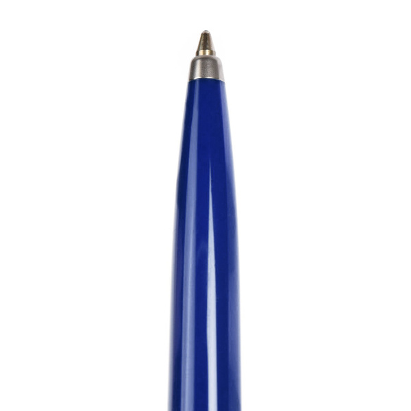 Ручка шариковая PARKER "Jotter Orig Navy Blue", корпус синий, детали хром, блистер, синяя, 2123427 - Ручки шариковые подарочные