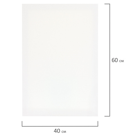 Холст на подрамнике BRAUBERG ART DEBUT, 40х60см, 280 г/м2, грунт, 100% хлопок, мелкое зерно, 191644 - Холсты