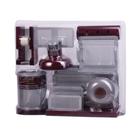 Набор настольный GALANT "Wood&Metal", 6 предметов, красное дерево и никелированный металл, 230876 - Настольные наборы и аксессуары из дерева